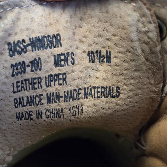 G.H. BASS & Co Classic Wingtip Brogue Windsor Oxford Men's 10.5 Brown Heritage - Picture 8 of 12